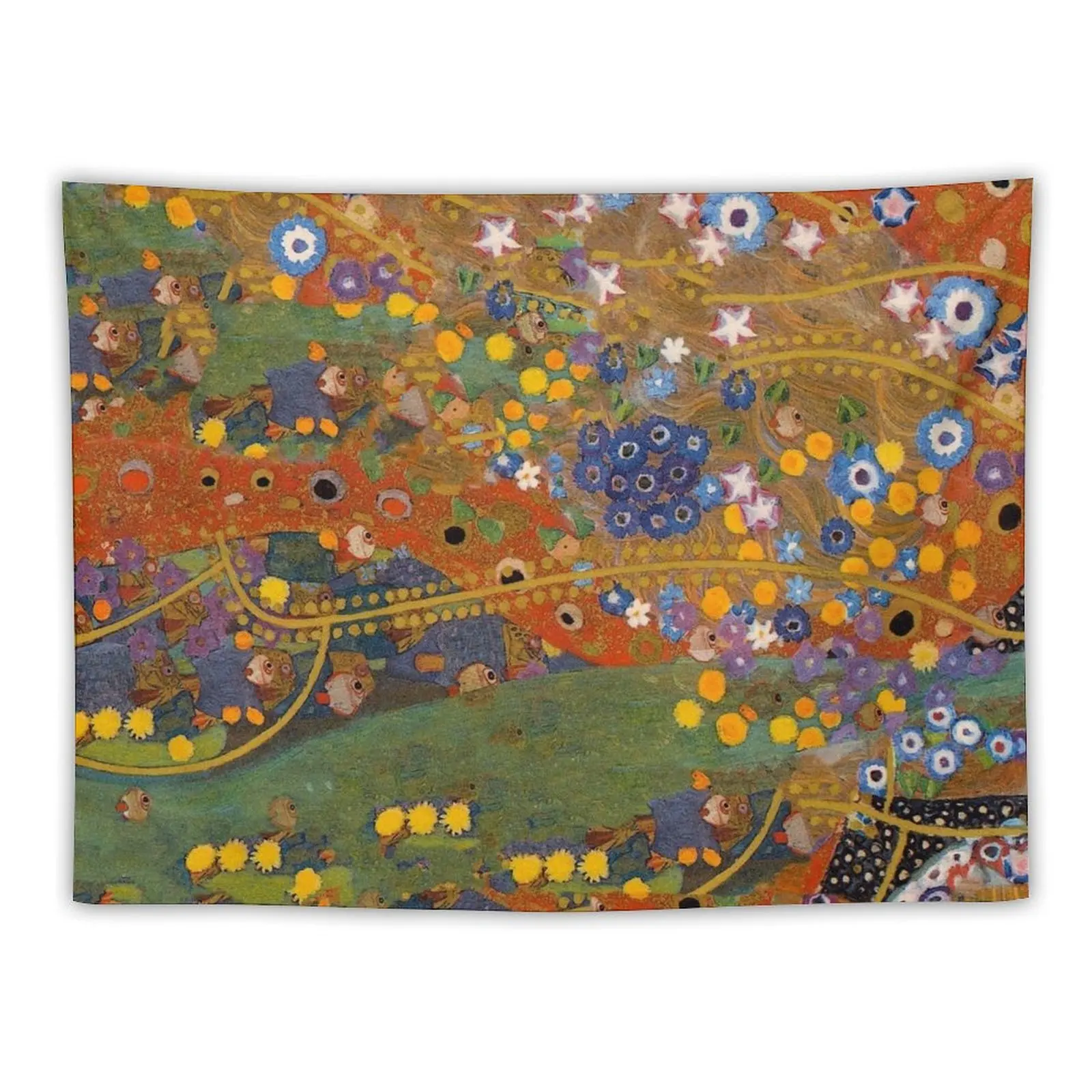 

Gustav Klimt Water serpents II texture design Tapestry Aesthetic Room Decors Home Decorations Aesthetic Tapestry