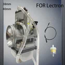 38mm 40mm Lectron High Velocity Adjustable Power Jet Carburetor with Cable for YZ250F KX250F RMZ250 CRF250R CRF450R