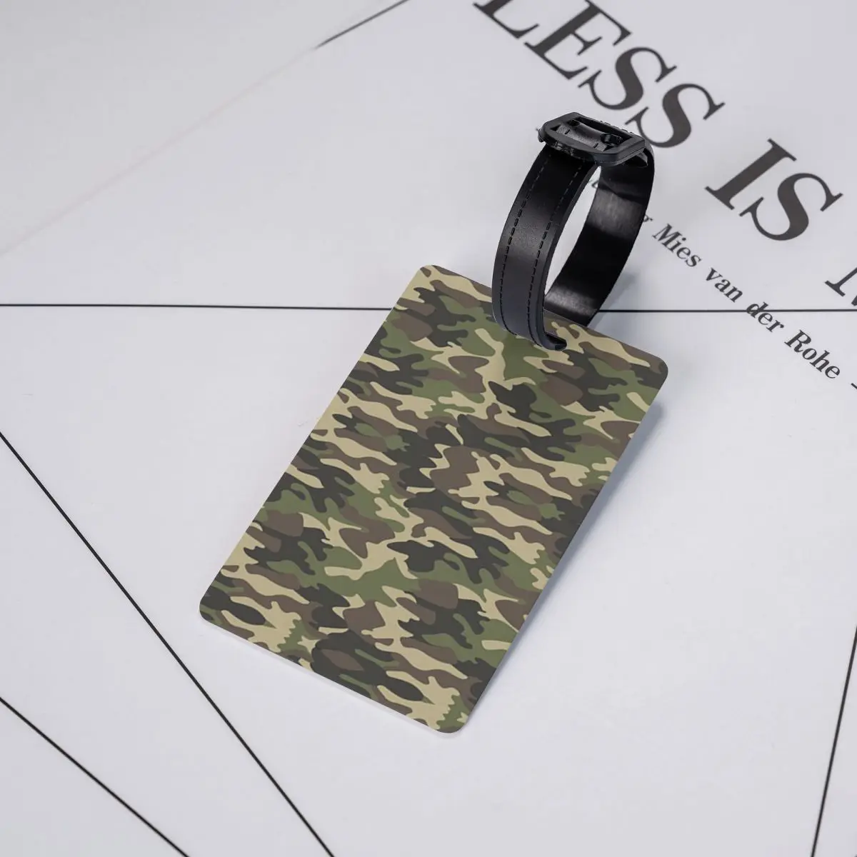 Leger Camouflage Bagagelabel Militaire Tactische Koffer Bagage Privacy Cover Id Label