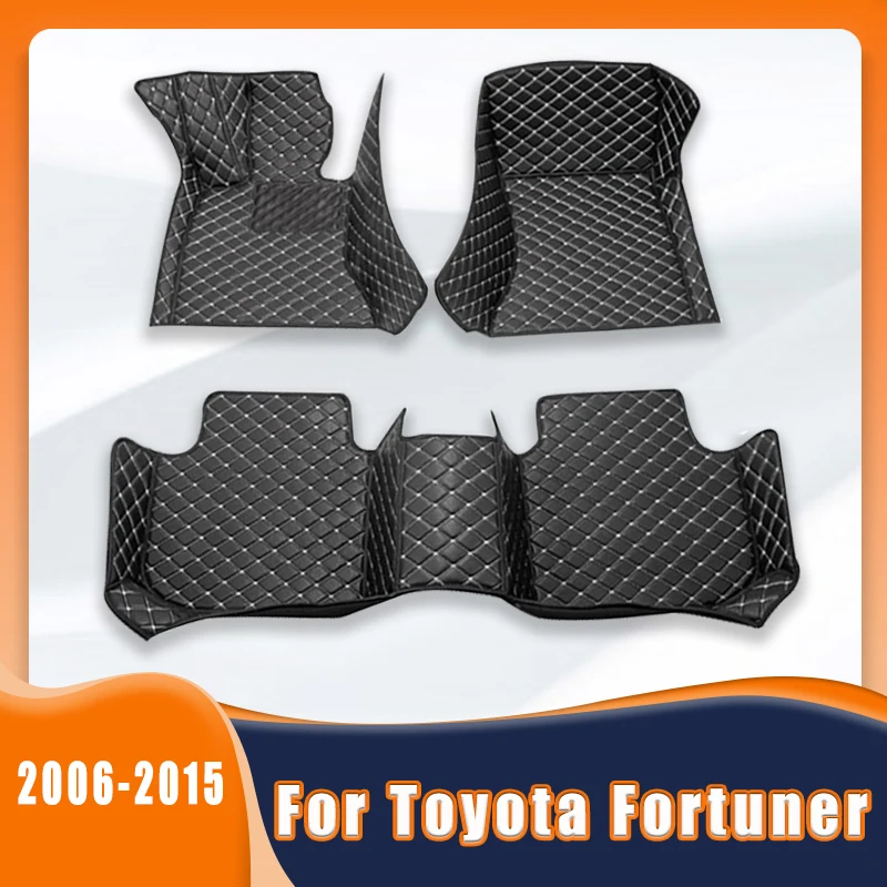 Car Floor Mats For Toyota Fortuner 2024 2023 2022 2021 2020 2019 2018 2017 2016 To 2011 2010 2009 2008 2007 2006 Interior Covers