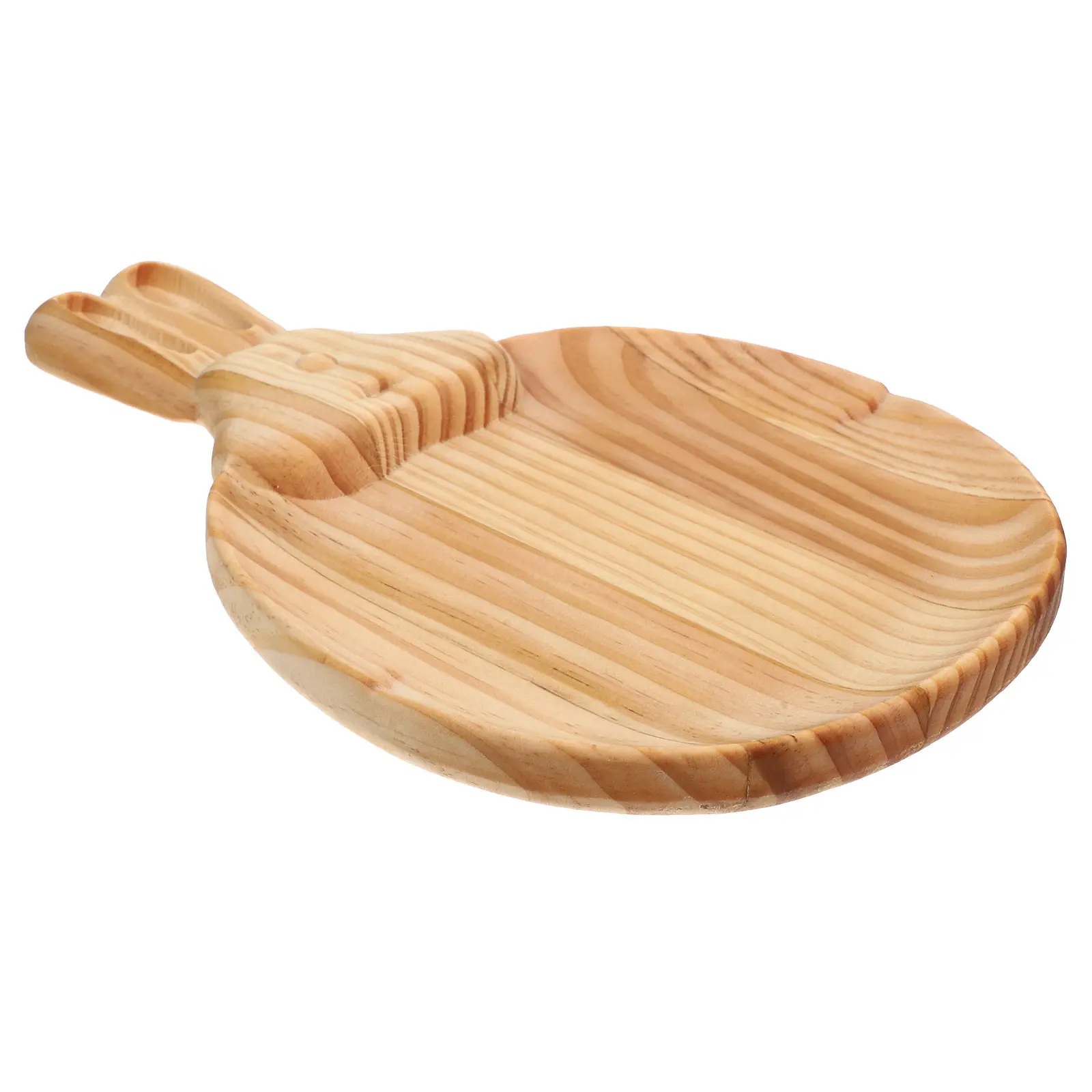 

Элегантное блюдо из натурального дерева с дизайном в виде кролика для подачи закусок, фруктов и десертов на выпускной, День Благодарения, Пасху, для кухни и столовой