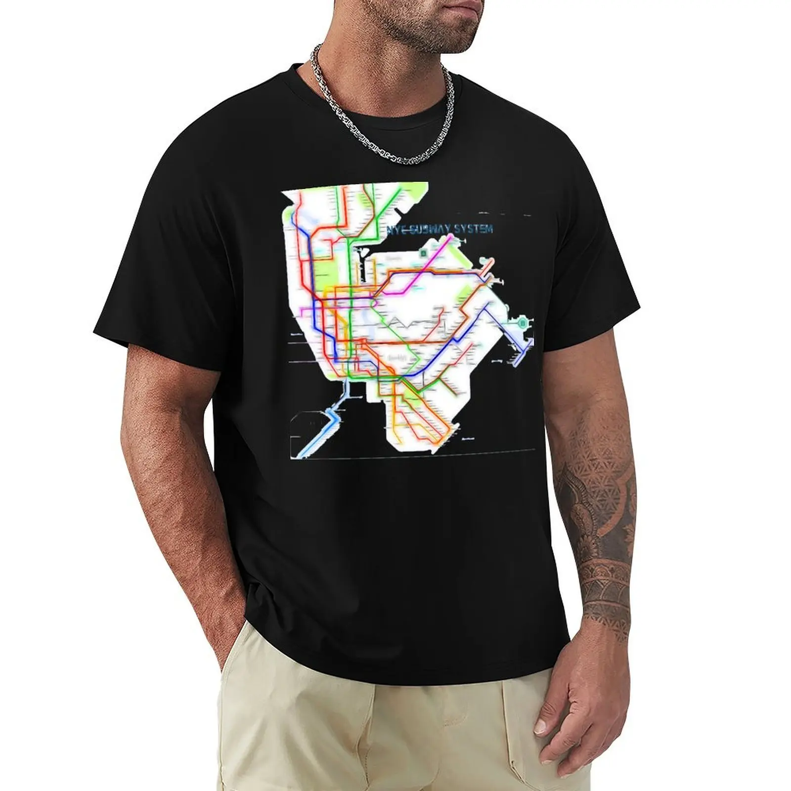 

NYC Subway Map T-Shirt fashion shirts Personalized t-shirt customs design your own custom t shirt black t shirts for men