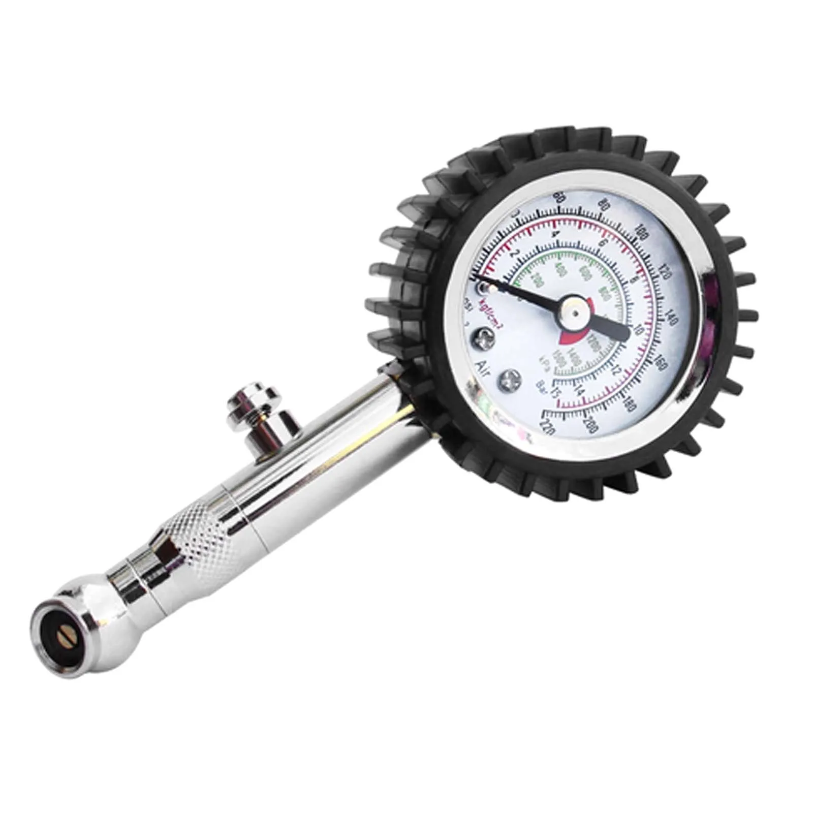 Car & Truck Tire Pressure Gauge with Deflation Valve, High-Precision Air Pressure Monitor for Vehicles, Motorcycles, Bikes