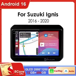 Android 16 Wireless Auto Carplay For Suzuki Ignis 2016 2017 2018 2019 2020 Car Radio Multimedia Video Player Navi GPS Stereo DSP