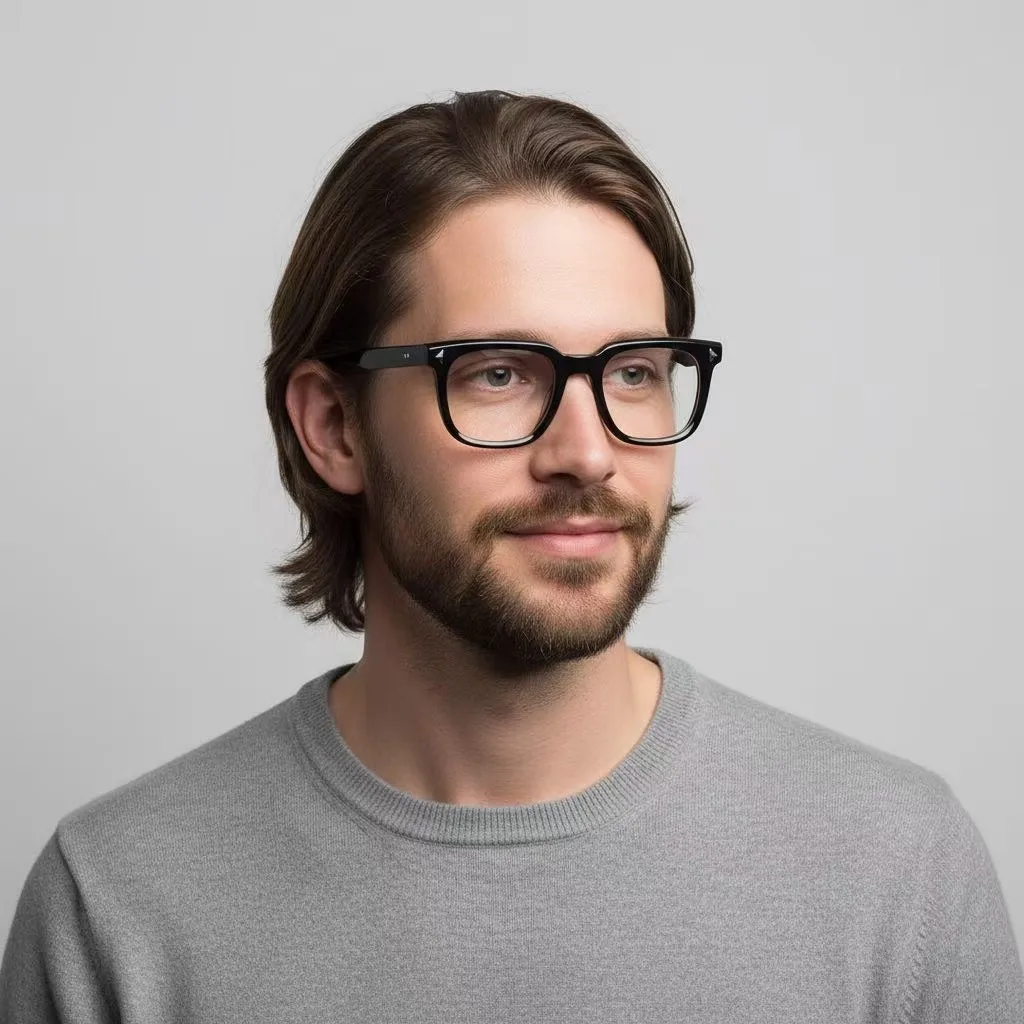 

Acetate Glasses Frames Retro Oval Men And Women Glasses Frames Fashionable Trend Optical Prescription Eyeglasses