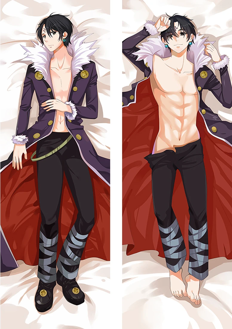 Anime Decorating Pillow Case HUNTER×HUNTER Chrollo Lucilfer Dakimakura 2-Side Print Hugging Body Cushion Cover Otaku Waifu