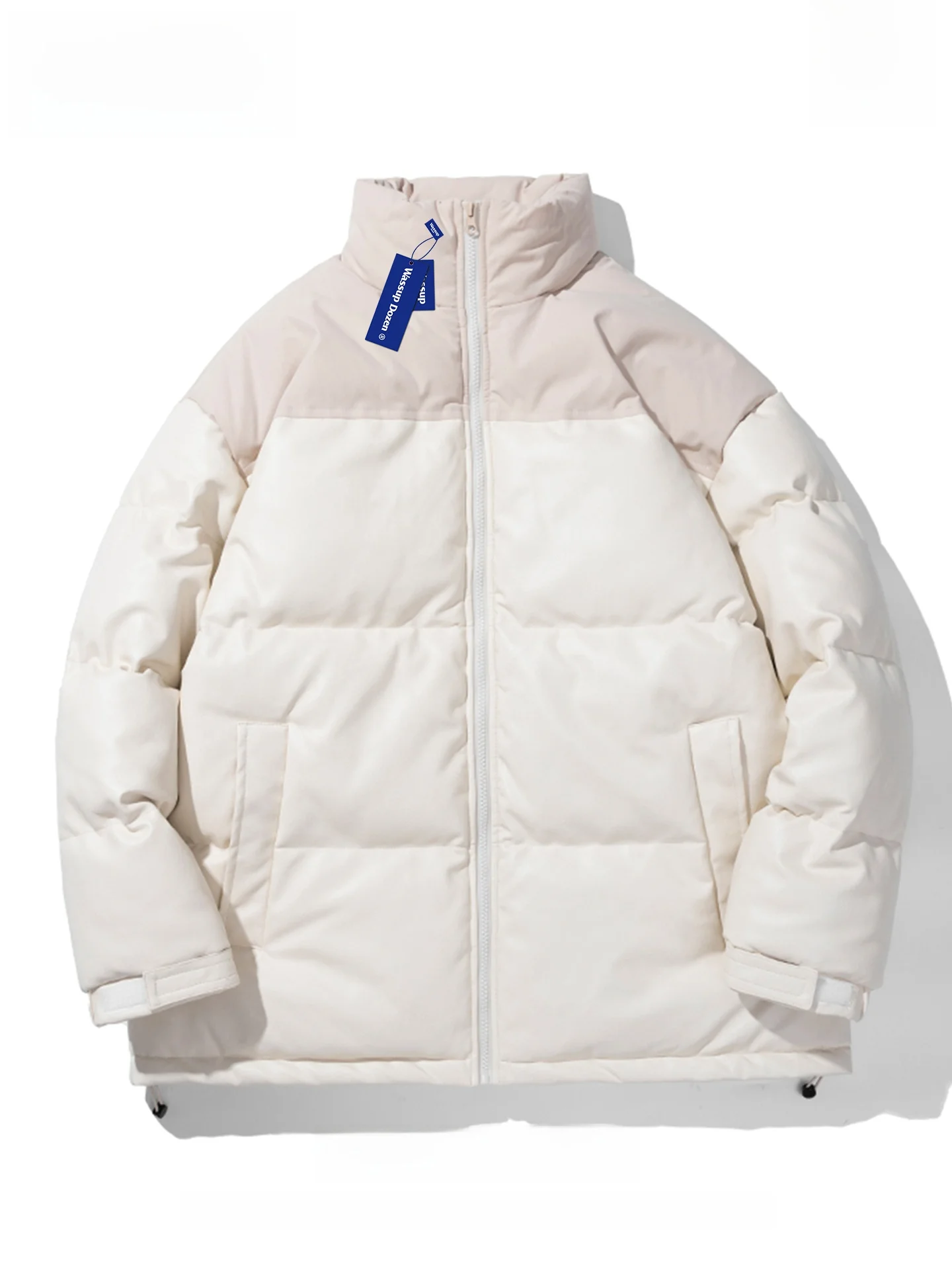 

Retro Thiened Cotton Jaet for Men And Women Warm Bread Sle Casual Loose Fit Polyester Filling Youth Faion Winter Coat