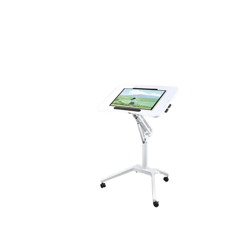 

Mobile Laptop Desk with Height Adjustment - Rolling Stand for Anywhere Use