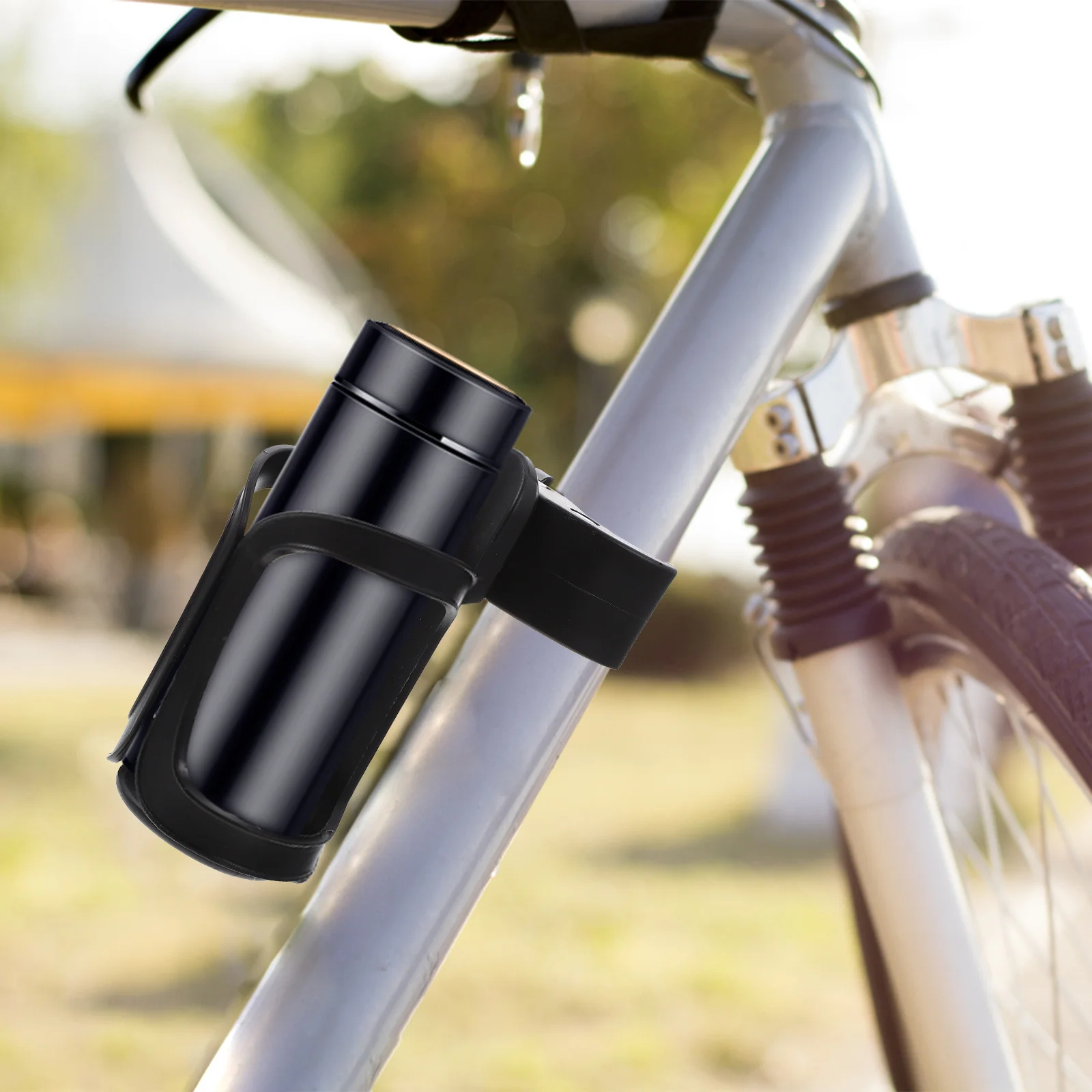 

Water Bottle Rack Bike Plastic Resilient Bottle Holder Stable Design for Mountain Cycling Outdoor Ride Storage Shelf