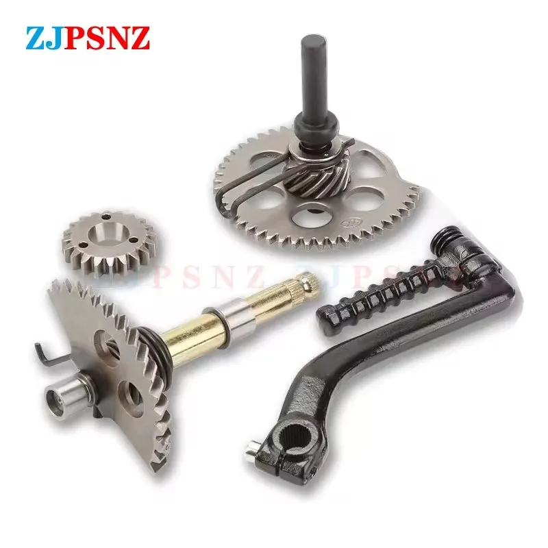 Motorcycle Start Gear Starter Start Shaft Idle Gear Spring Kits For Parts Engine GY6 50cc 80cc 125cc 150cc Motorcycle Universal