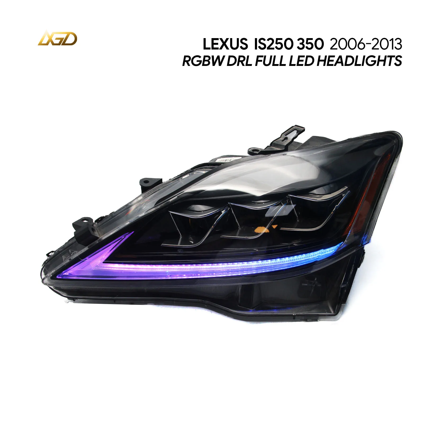 

Motion RGB LED Headlights Assembly Modified Performance DRL For LEXUS IS250 IS350 IS300 2006-2012 IS220d/IS F