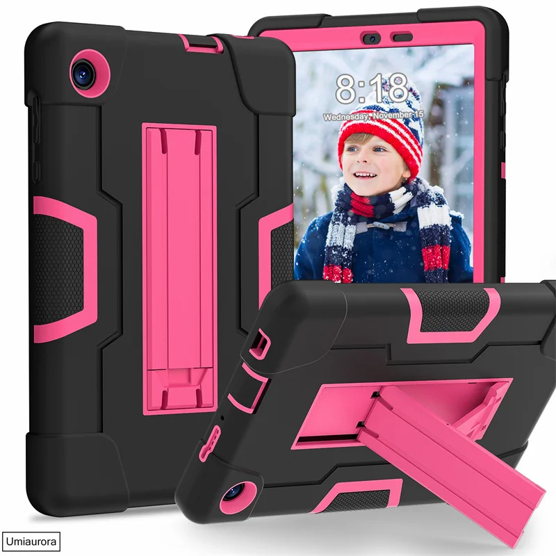 Kids Safe Silicon PC Hybrid Cover For TCL Tab 8 LE 9137W 8.0 inch 2023 Tab8 9032 9132G 9132X 2022 Tablet Shockproof Case Funda