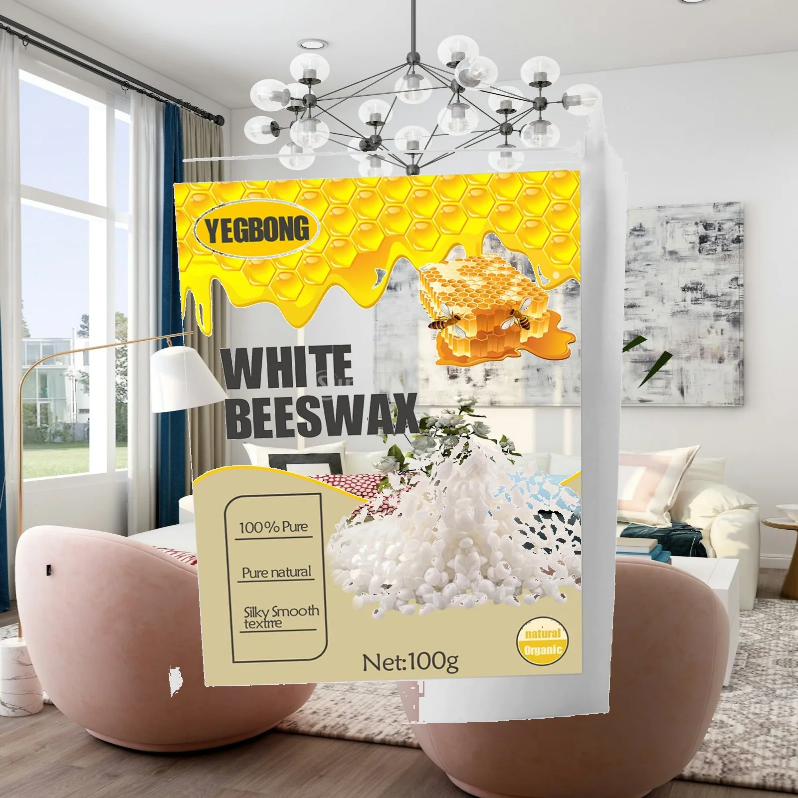 Natural Beeswax Beekeeping Beehive Wax for Making Cosmetics Adults Kids