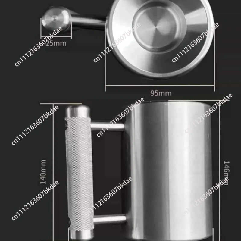 8kg Heavy Mug 17.6lbs Dumbbell AISI304 Stainless Steel Material 300ml Capacity For Available
