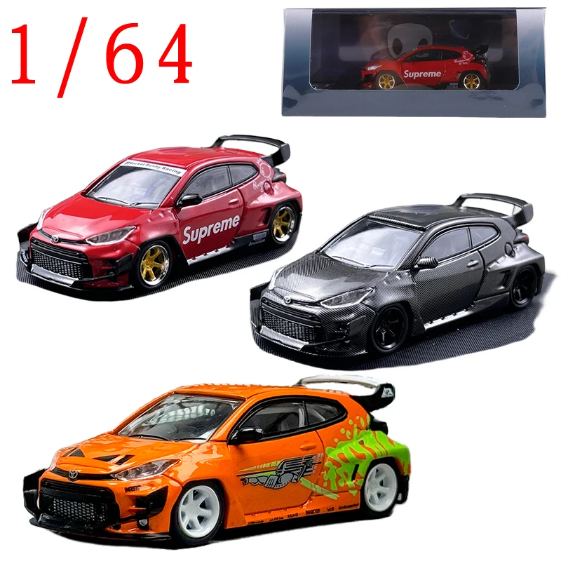 

Литой автомобиль Fuji, масштаб 1/64, Toyota Yaris Pandem, модель спортивного автомобиля, сплав Toyota Yaris Pandem, игрушка, модель игрового транспортного средства, подарок, орнамент