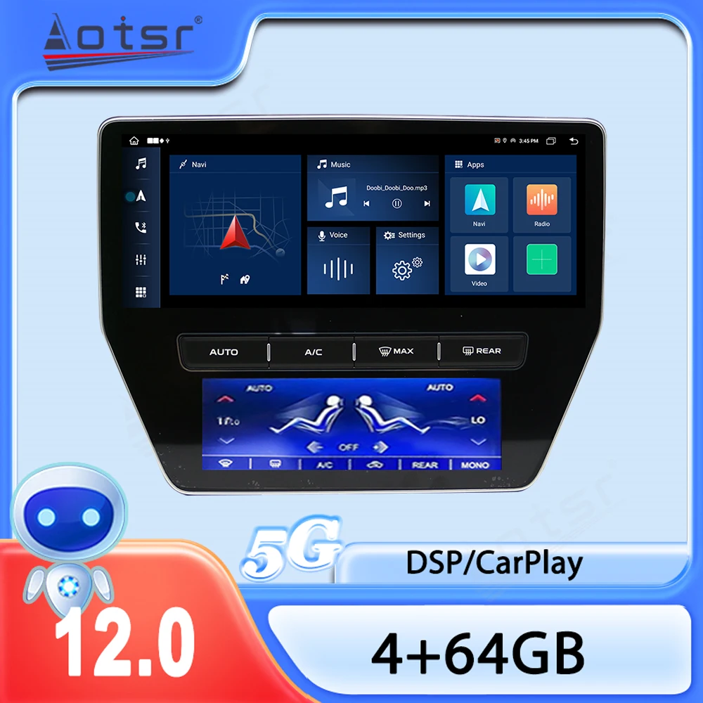 

12.3 Inch For Maserati GT 2007- 2015 Android12 Car Radio Multimedia Player GPS Navigation Auto Stereo Carplay