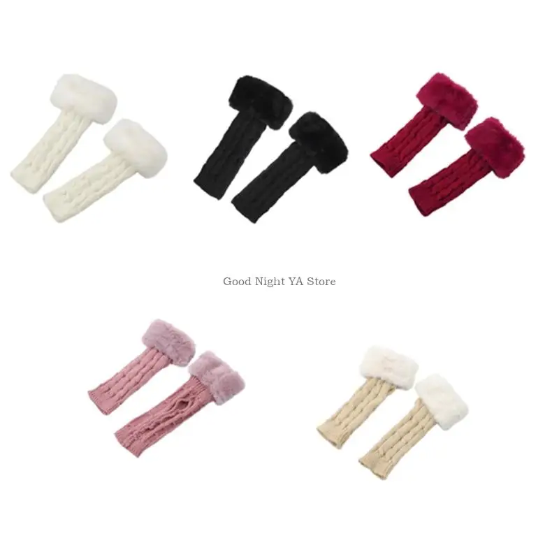Functional Knit Gloves Combining Warmth Comfort And Durability Stretchy Wrist Hand Warmer For Everyday Versatility