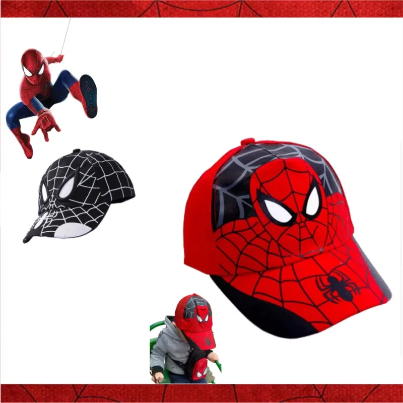 

Аниме мультфильм игрушка паук бейсболка супергерой периферийные шапки для мальчиков и девочек реквизит для косплея шляпа от солнца детский подарок модный аксессуар