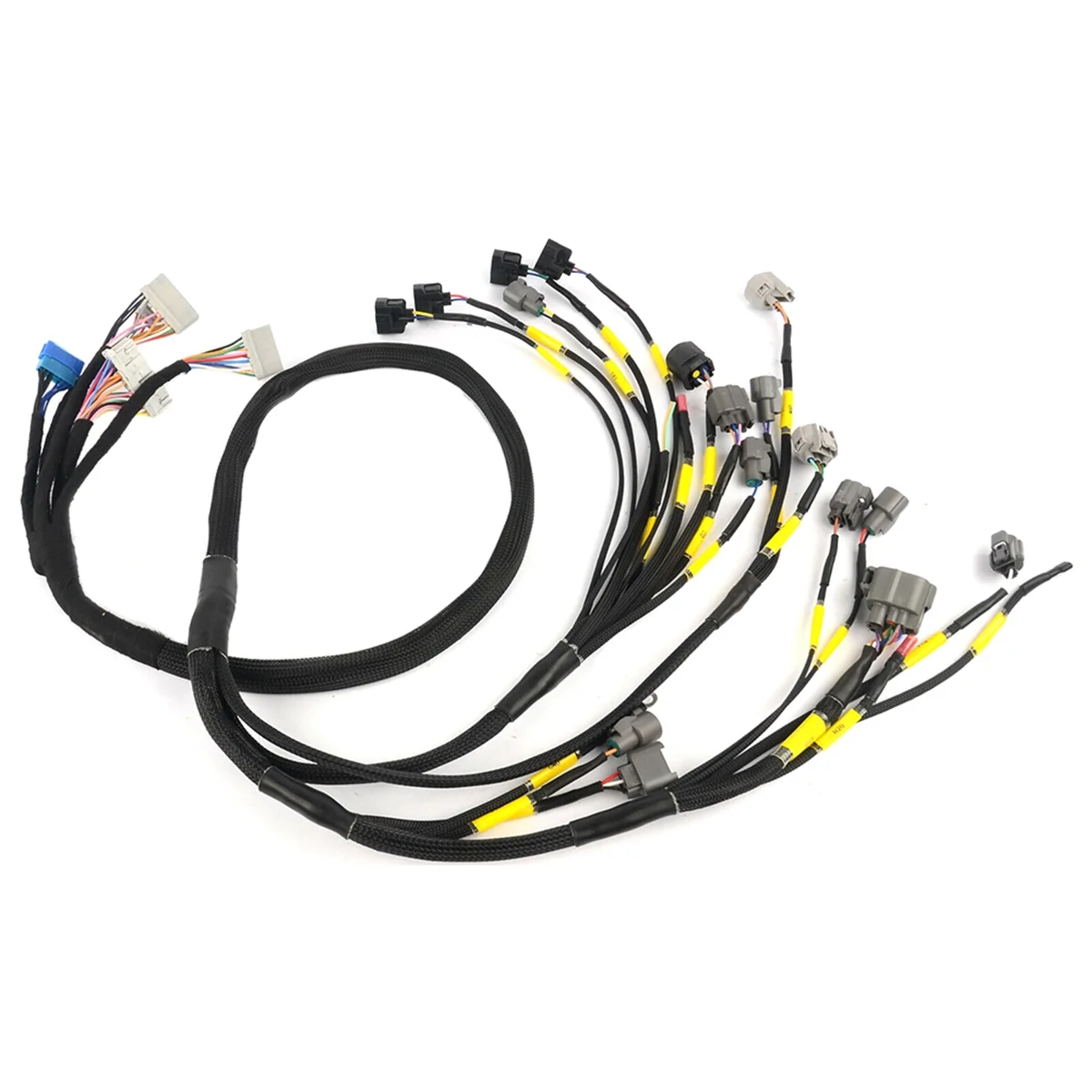 CNCH-OBD2-1 Engine Motor Wiring Harness for Honda Civic Integra B16 B18 D16 EK EG EM Tucked OBD2 Budget D & B-Series