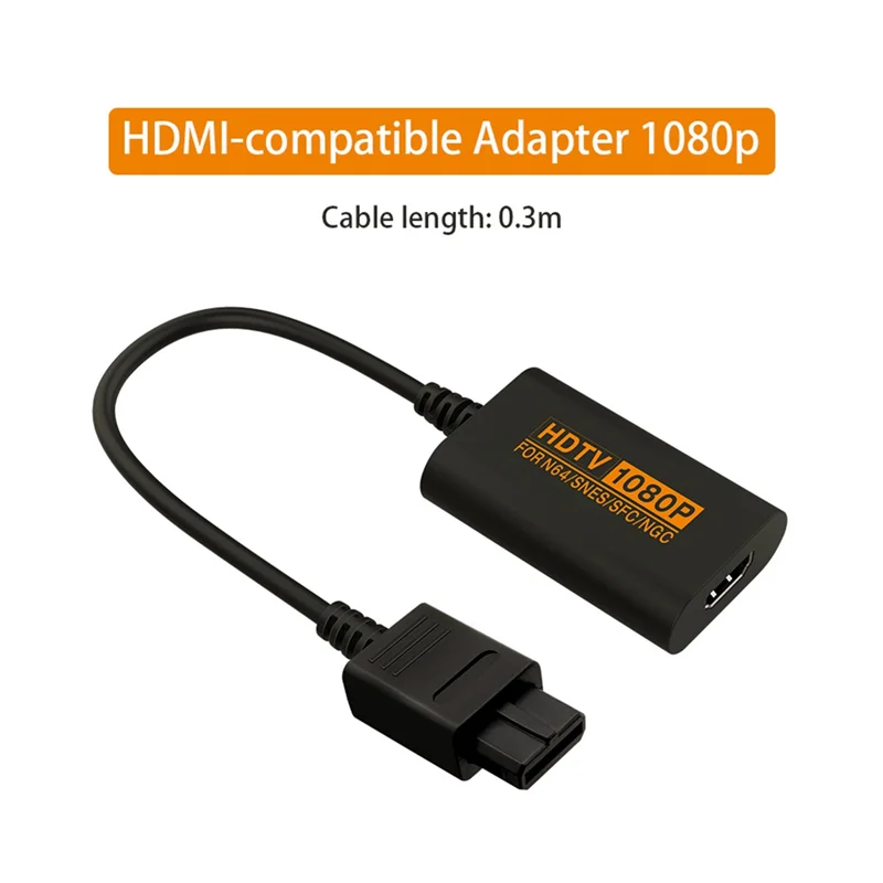 

Настоятельно рекомендуется. Ретро-адаптер игровой консоли 1080P HDMI-совместимый конвертер