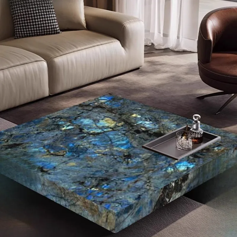 Mesa De centro De tapa dura Glam, diseño estético italiano, mesa De centro sencilla, muebles minimalistas únicos para el hogar