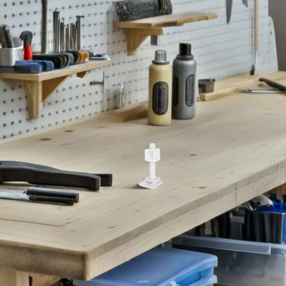 

2 Pcs Toilet Tank Bolts Universal Hinge Plastic for Seat ABS Replacement Hinges Tightening Kit