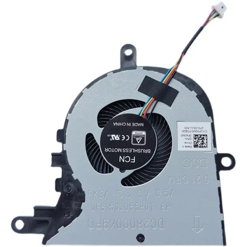 

New Fan For Dell Inspiron 15 5570 5575 5593 17-3780 Vostro 3580 3581 Laptop Fan DFS1503055P0T FK3A 0FX0M0