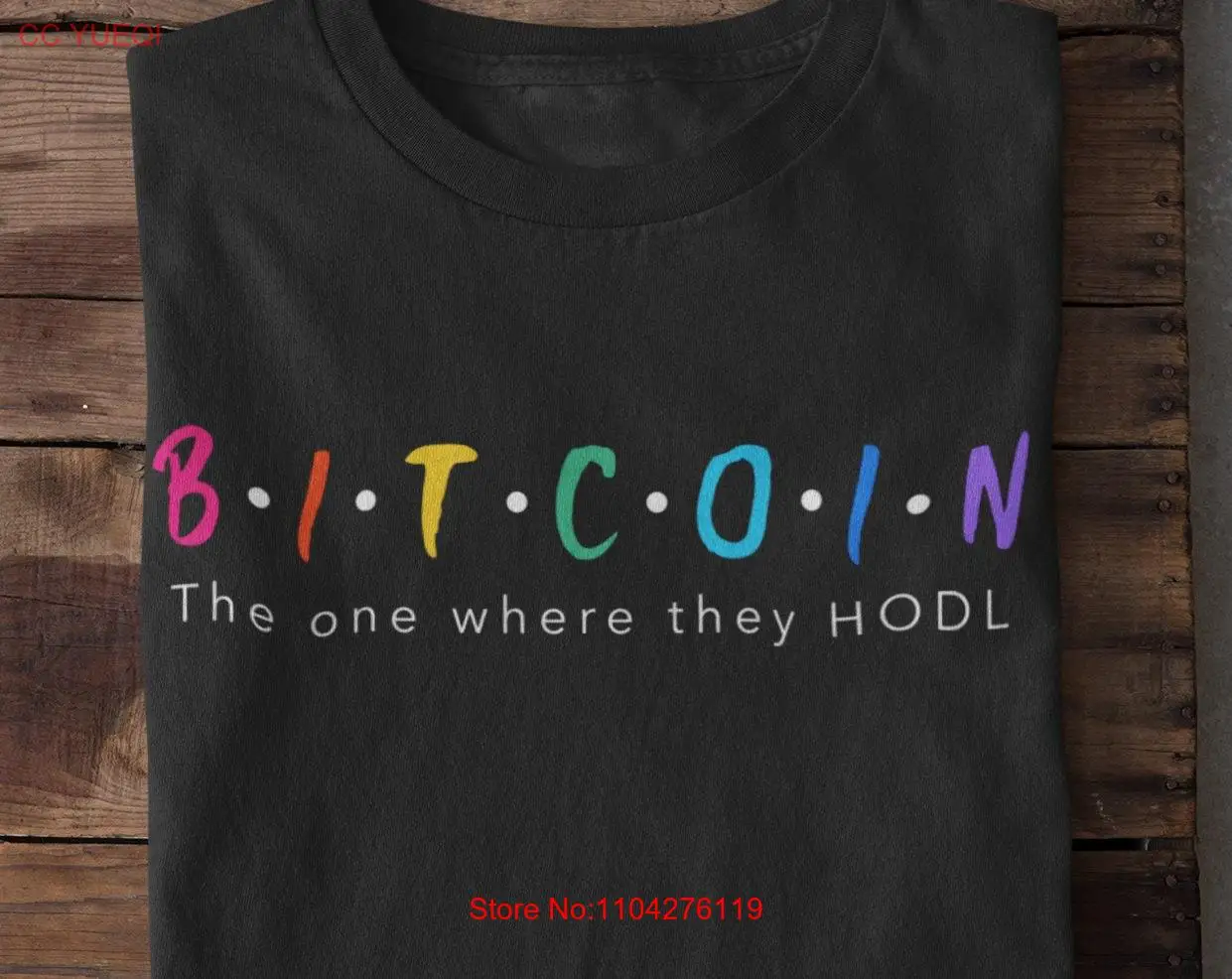 Футболка Bitcoin Friends Cryptocurrency HODL Crypto с длинными или короткими рукавами