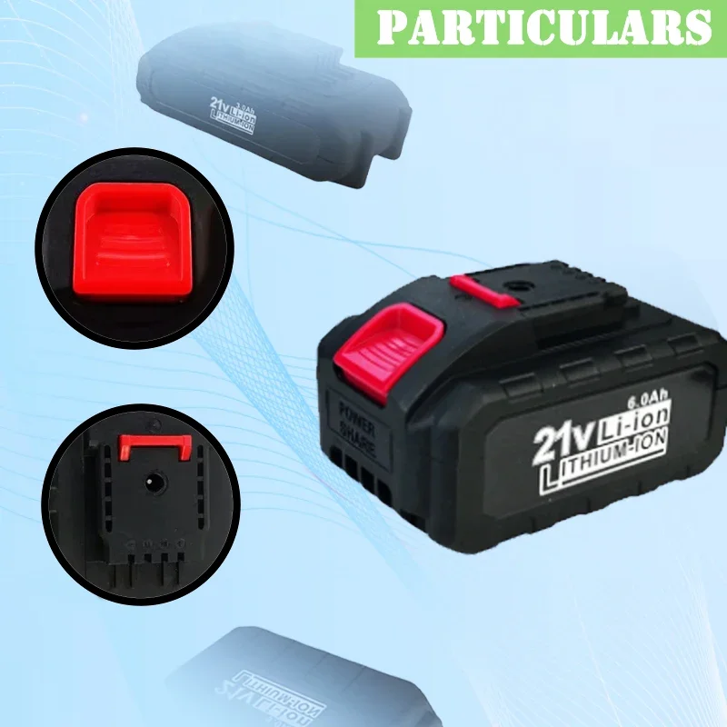 21V 3.0/6.0/9.0Ah Cordless Rechargeable For Worx Battery Power Battery,Replace Impact Drill Battery Spare Battery for Power Tool