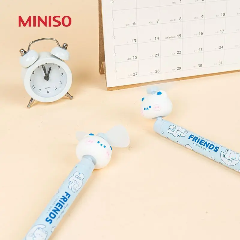 Miniso Fan Pen, Almost Duck, Daily Life, High-Looking Cartoon Gel Pen, Toffee Diary, Jiji Pig, Creative and Cute Writing Pen