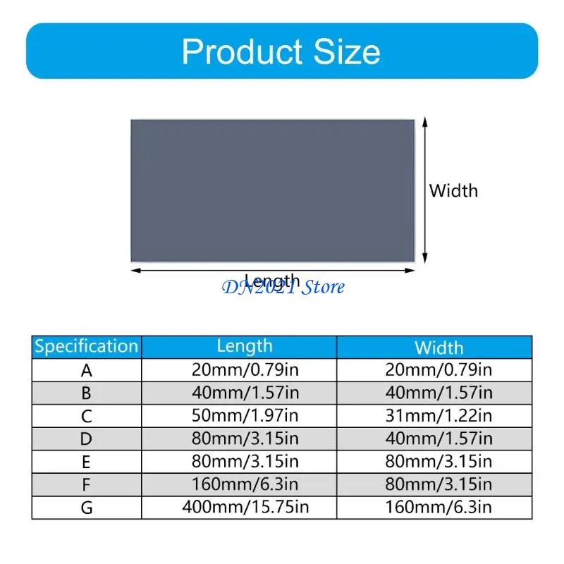 F3KE PTM 7950 عجينة حرارية: وسادة سيليكون موصلة لتبريد GPU/CPU