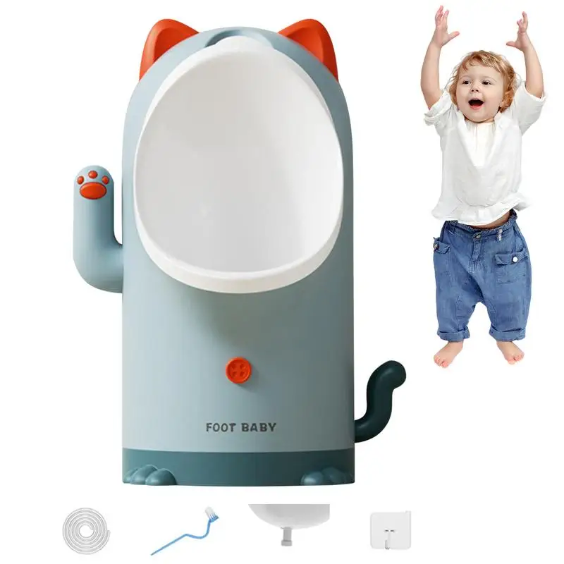 

Toddler Urinal Wall-Mounted Boys Urinals Wall-Mounted Pee Training Cute Potty Training Urinal For Boys Kids Toddler Standing