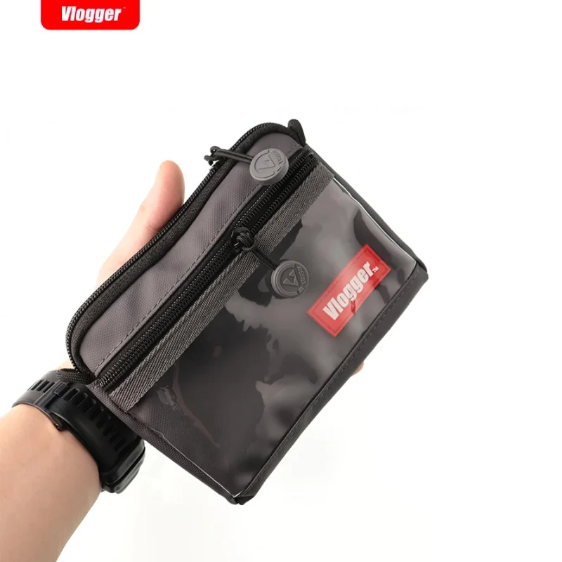 

VLOGGER Carry Bag Storage Bag for Data Cable DSLR Micro Single Battery Carry Bag Storage 5-inch Monitor Photography Accessories