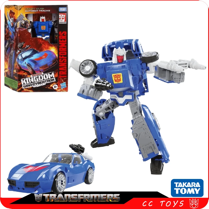 

In stock Takara Tomy Transformers Kingdom Series WFC-K26 Autobot Tracks Action Figures Robot Toys Collection Hobby Collectibles