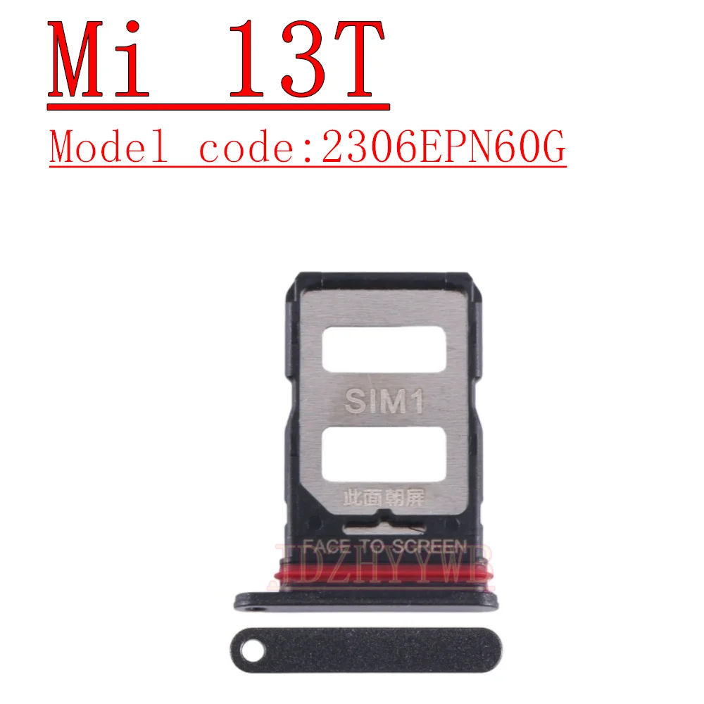 For Xiaomi 13T/13T Pro Mi 13TPro SIM Card Tray Slot Holder Adapter Socket Repair Parts