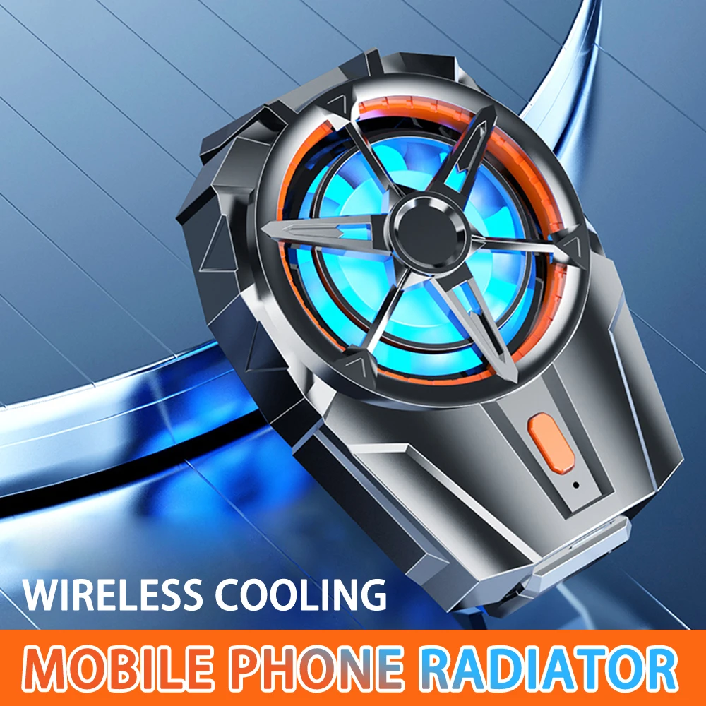 X52 Mobile Phone Radiator Mobile Phone Big Fan Shift Wireless Back Clip Radiator Electronic Sports Game Cooling Device