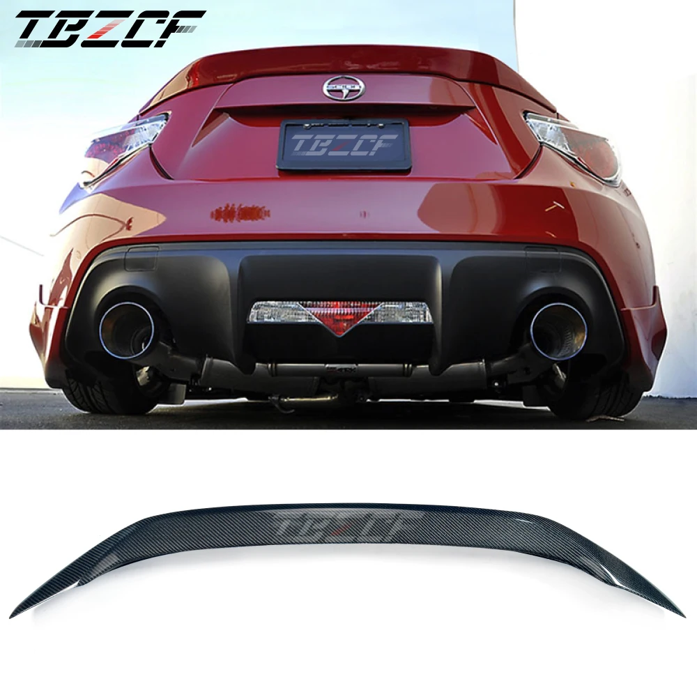 Rear Trunk Spoiler Wing For 2013-2020 Toyota GT86 Scion FR-S Subaru BRZ AD Style Real Carbon Fiber Rear Spoiler