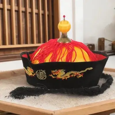 

Emperor Hat Style Retro Cosplay Prop Adult Black Chinese Style Headgear Festive Stage Performance Accessory
