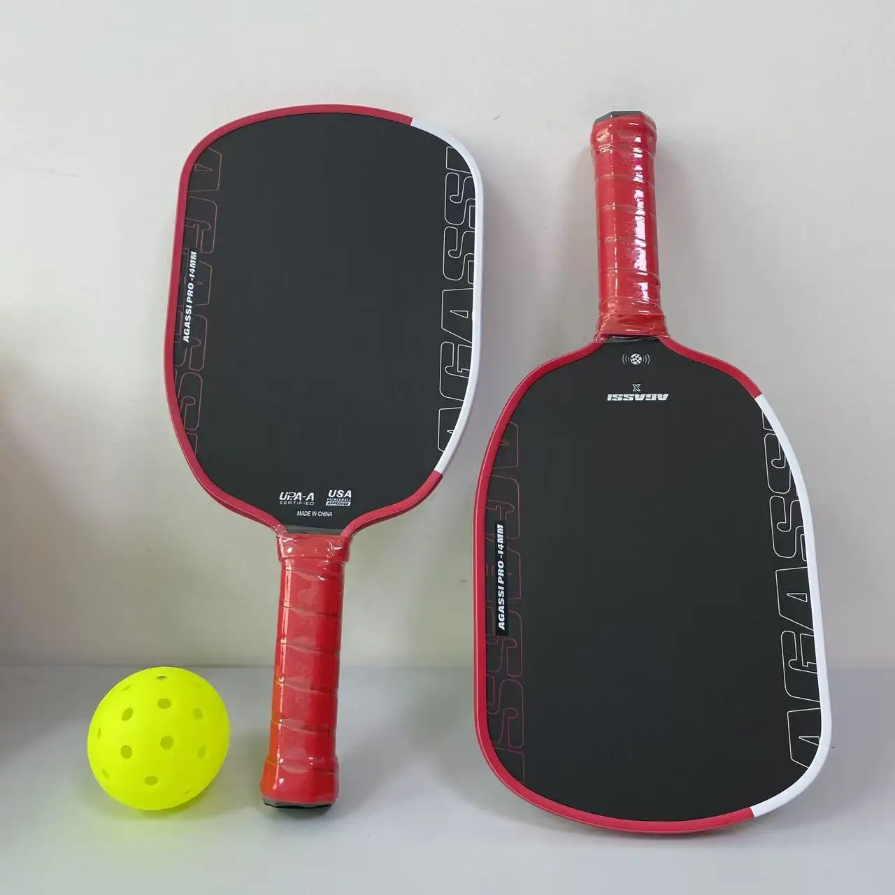 مجاذيف Agassi Pro 4 Pickleball OEM Gen 4 TFP Foam Core T700 من ألياف الكربون المزيد من الطاقة والدوران
