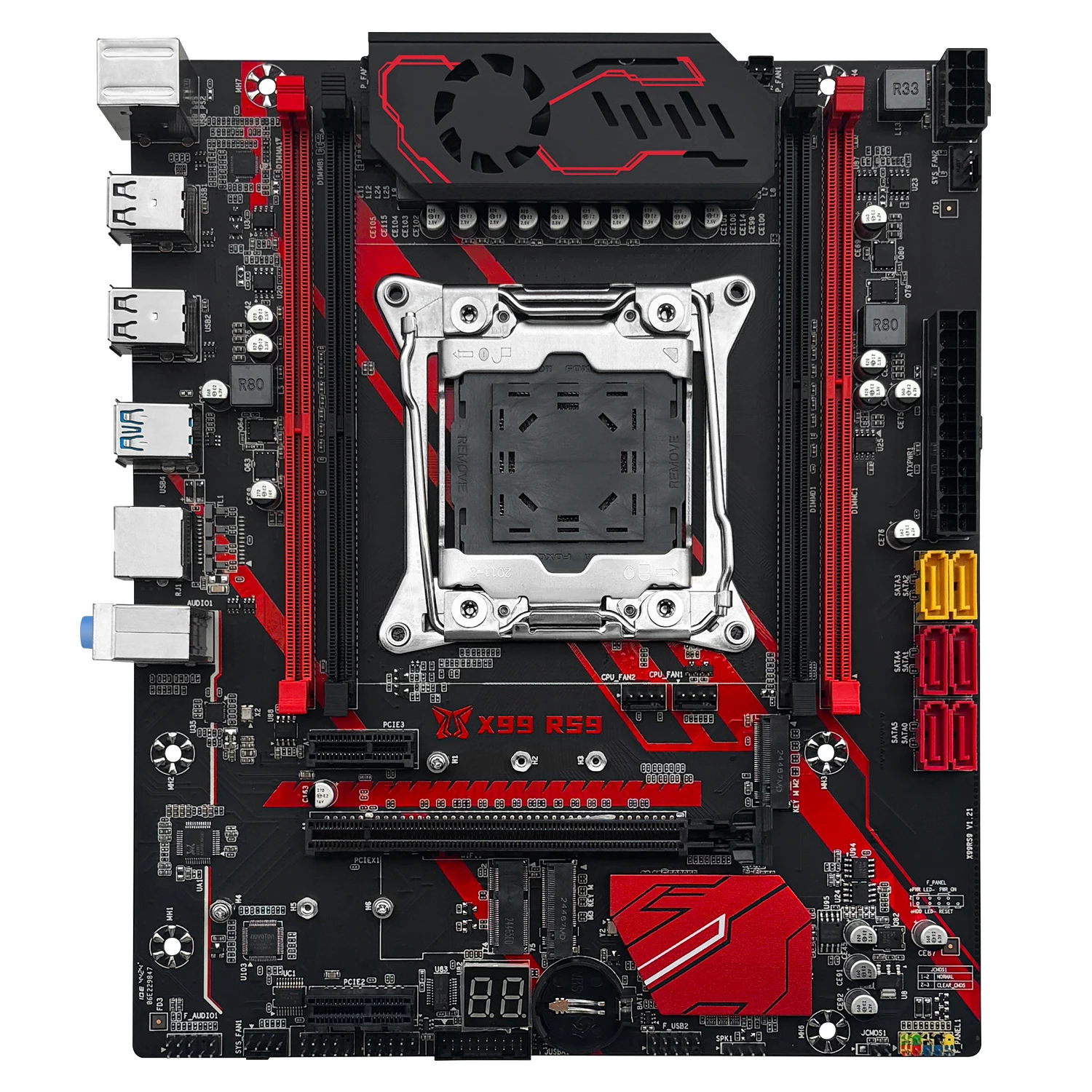 MACHINIST X99 RS9 carte mère Combo LGA2011-3 Xeon Kit E5 2640 V4 processeur d'unité centrale DDR4 16GB 2666MHz mémoire NVME M.2 quatre canaux