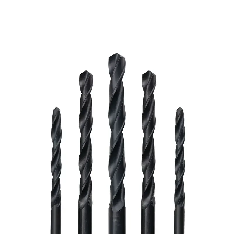 

5PCS/10PCS 1mm-14mm 17.5mm HSS Straight shank twist drill bit Black Coated Straight Shank Drill Bit Machine use or Hand Tools