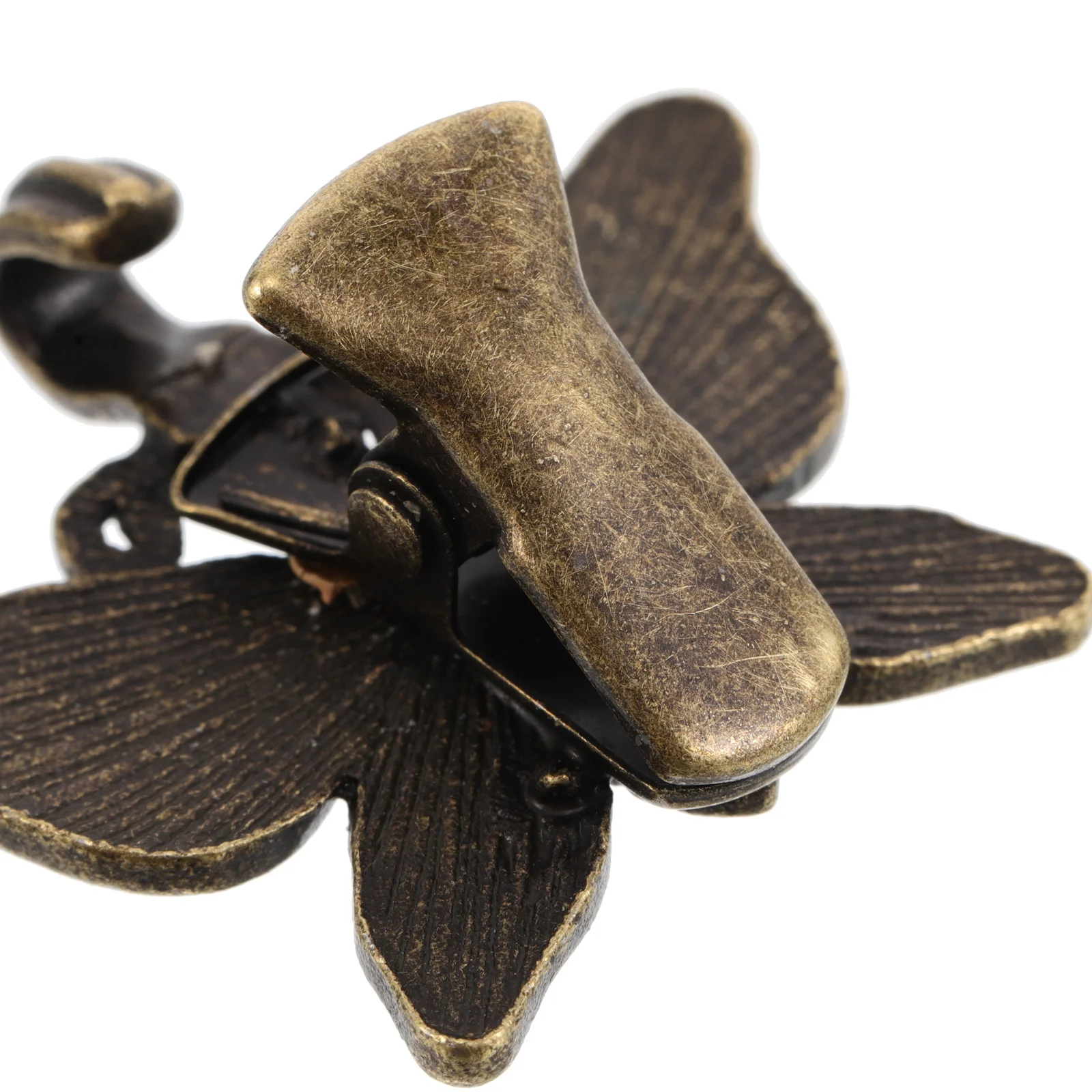 2Pairs خمر فراشة شال كليب الرجعية المعادن سترة كليب سترة إغلاق السحابات وشاح الديكور للحزب لباس غير رسمي #5