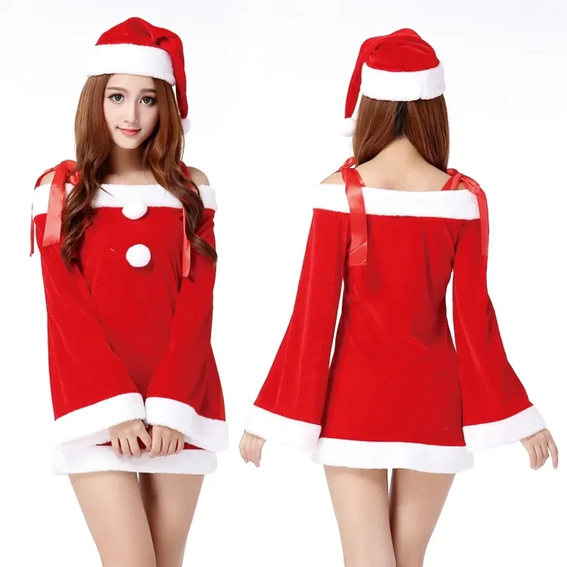 

Anime K-On! Cosplay Yui Hirasawa Christmas Party Dress Kawaii Cosplay Costume