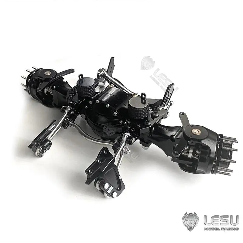 LESU 1/14 Tamiya truck model modified parts steering axle shock absorber airbag suspension X-8022-A