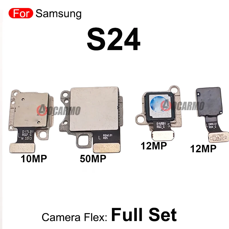 Rear Telephoto 10mp 3X Wide Back Main 50MP Camera For Samsung Galaxy S24 Front Camera Flex Module Replacement Parts