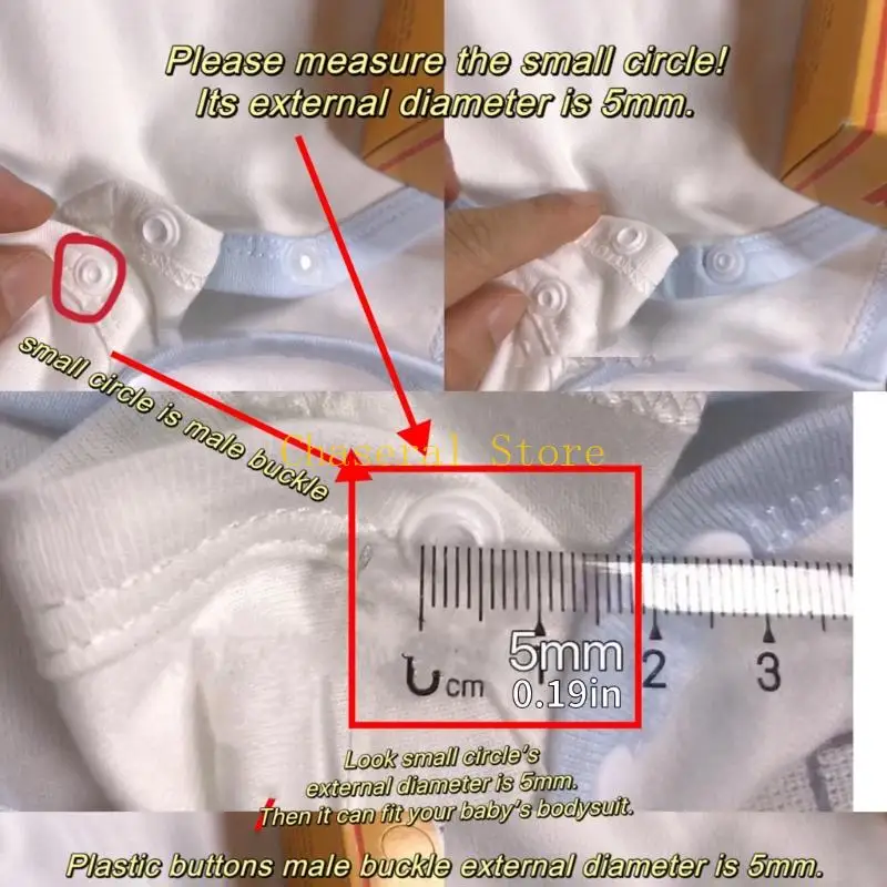 E7CE 4pcs Extensor plástico ajustable para mamel