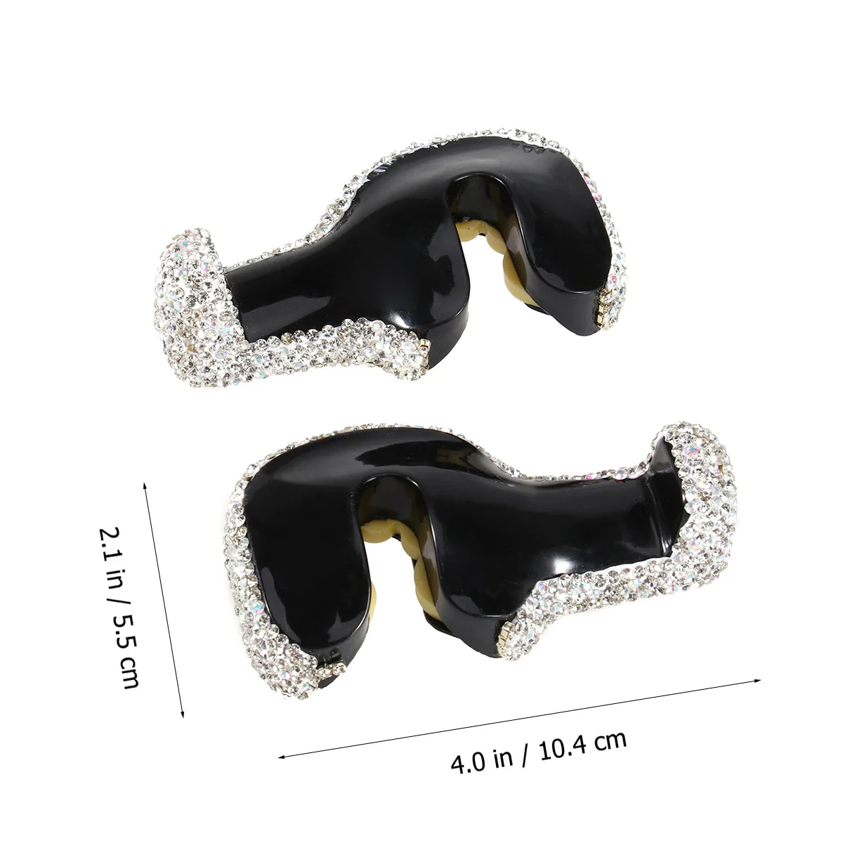 

2 шт., крючок для сумки на подголовник автомобиля, алмазный кристалл, горный хрусталь, держатель для спинки сиденья, вращающийся компактный дизайн для сумок, зонтов