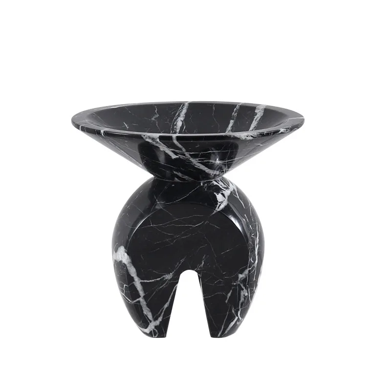 

model living coffee table marble bell flower device living flower arrangement high-end model jewelry