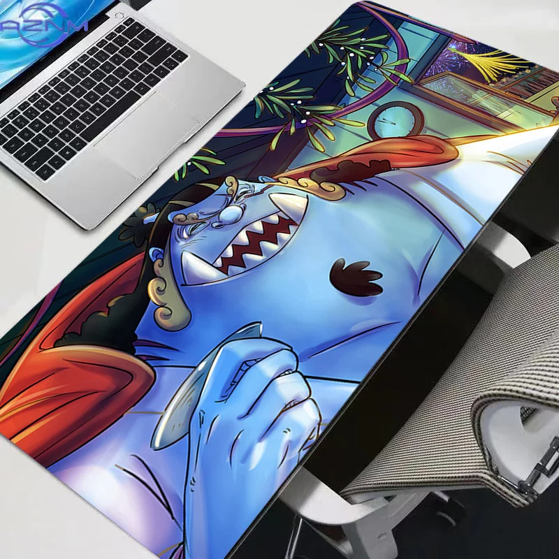 Mouse Pad Anime One Piece Roronoa Zoro Gaming Accessories Varmilo Keyboard Desk Mat Gabinete Gamer Carpet Mousepad Mouse Mats