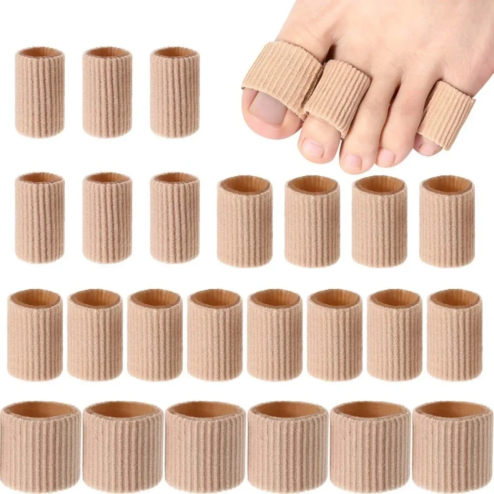 

1pair Nylon Toe Protectors Silicone Finger Tubes Cushion for Corns Blisters Calluses Toes Fingers Bunion Corrector Tools